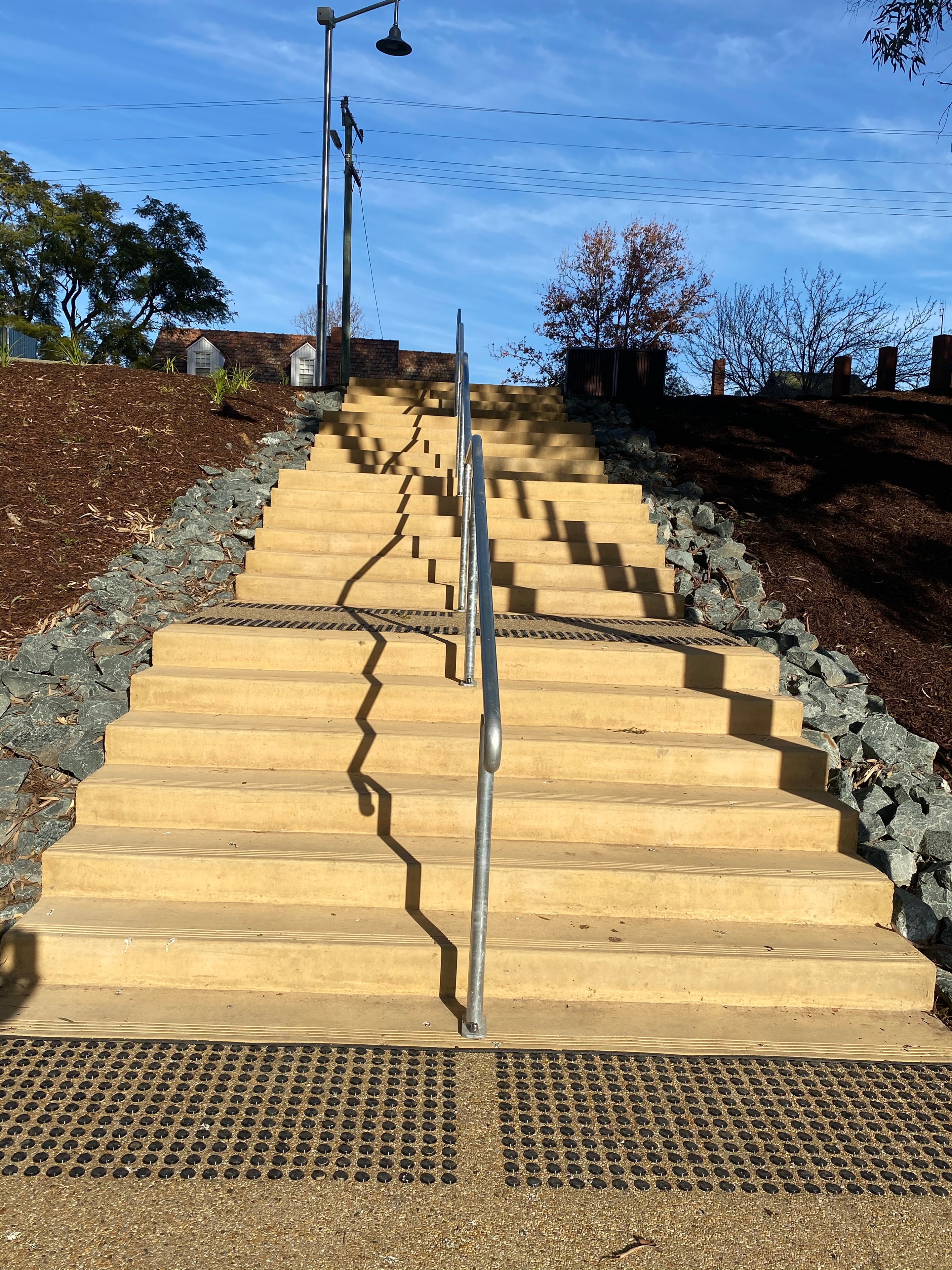 Murray River Uferpromenade — Treppen